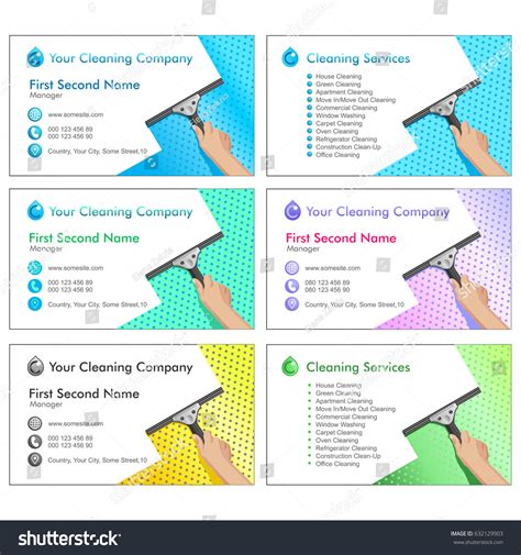 Sample House Cleaning Business Cards: Get Inspired for Your Own Design!