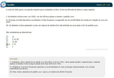 Simulado Sistema Financeiro Internacional Estacio Sistema Financeiro