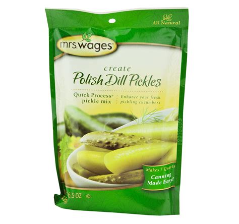 Kauffman Orchards Mrs Wages Oif Polish Dill Pickle Canning Seasoning