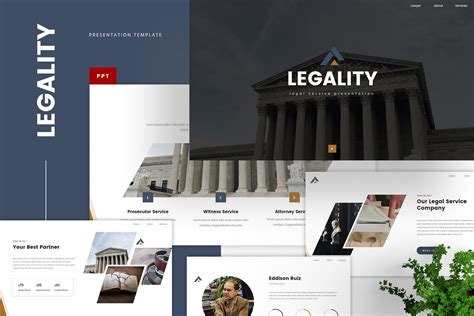 Legality Legal Service Powerpoint Template