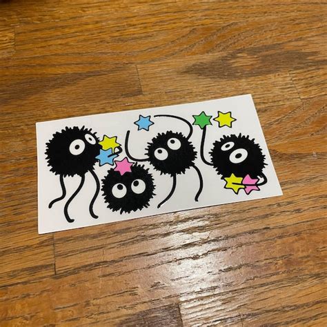 Soot Sprite Decal For Car Cute Vinyl Anime Transfer Sticker Waterproof