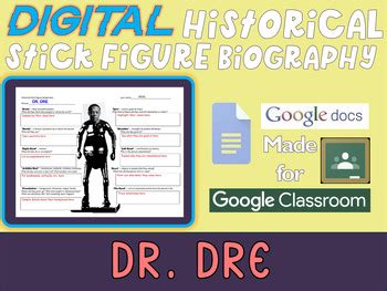 Dr Dre Digital Historical Stick Figure Biography Google Docs Tpt