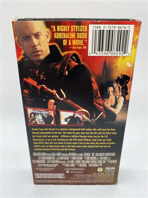 Xxx Triple X Vhs Video Tape 2002 Samuel L Jackson Vin Diesel