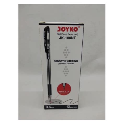 Jual Pulpen Gel Hitam Gel Pen Hitam Pena Hitam Joyko JK 100NT 0 5