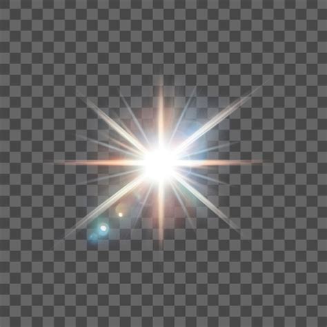 Png Efecto De Luz De Estallido De Estrellas Brillantes Psd Premium