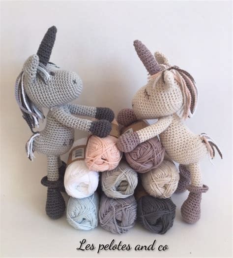 Doudou Licorne Au Crochet Personnalisé Avec Prénom Peluche Etsy