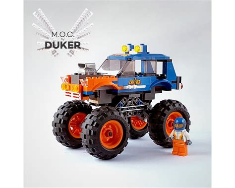 Lego Moc Hotrod Monster Truck By Duker Rebrickable Build With Lego