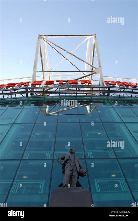 Old Trafford, Manchester United Football Club Stock Photo - Alamy