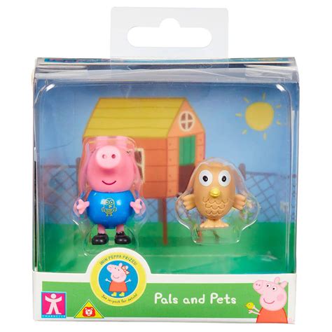 Boneco Peppa Pig Amigos E Pets George Pig E Coruja Sunny Bazaar