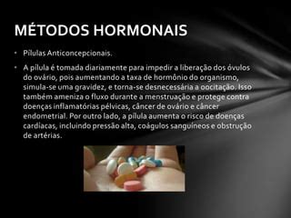 Métodos anticoncepcionais momentâneos PPT