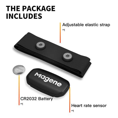 Magene H303 Heart Rate Sensor Bluetooth ANT Upgrade H64 HR Monitor With ...