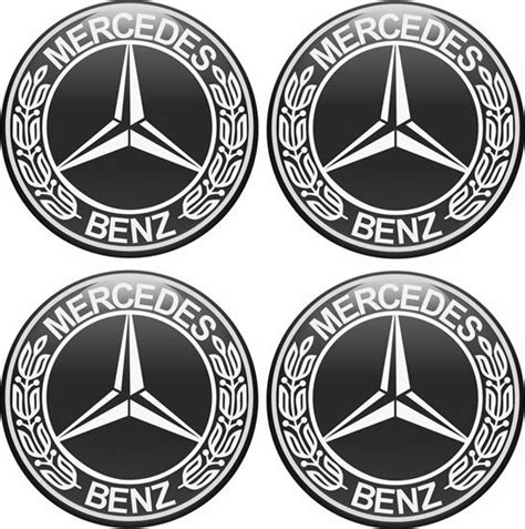 Zen Graphics Mercedes Wheel Centre Gel Badges