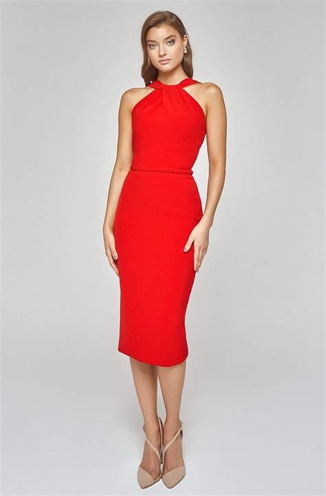 high neck cocktail dresses 1