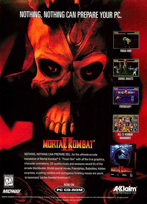 Mortal Kombat II 1993 Promotional Art MobyGames