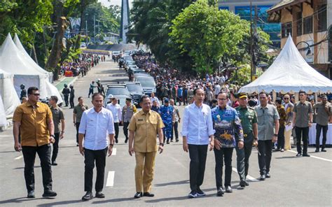 Presiden Jokowi Resmikan Jembatan Otista Kini Bisa Dilintasi