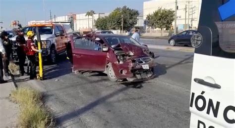 Auto En Sentido Contrario Provoca Choque M Ltiple En Escobedo