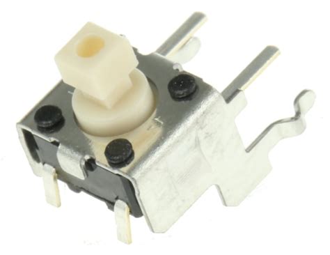 B3F 3150 Omron Ivory Plunger Tactile Switch SPST 50 MA 24 V Dc