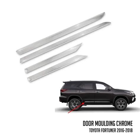 Toyota Fortuner Side Moulding Side Cladding Chrome