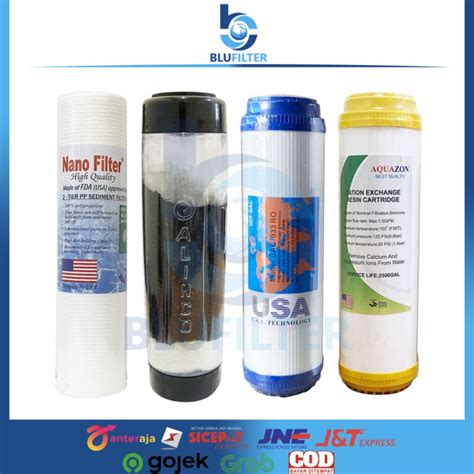 Jual Paket Refill Filter Air Tahap Spun Nanotec Pasir Aktif Super