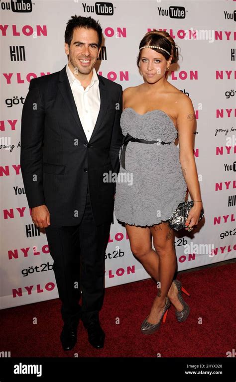 Eli Roth And Girlfriend Peaches Geldof At Nylon Magazines Young Hollywood Party Held At The