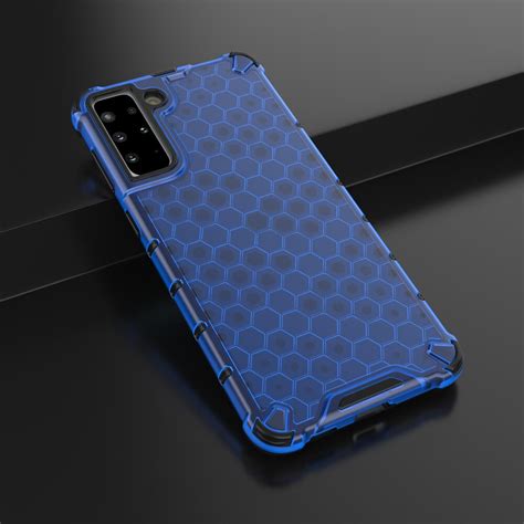 Carcasa Honeycomb Compatibila Cu Samsung Galaxy S22 Blue Emagro