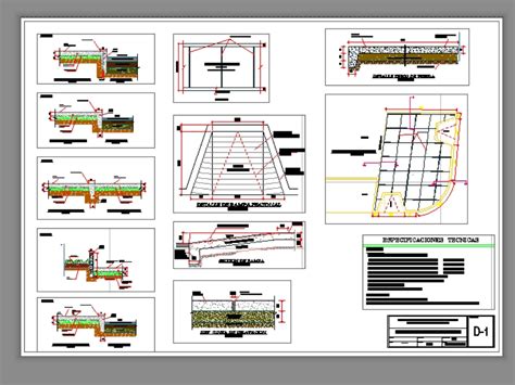 Detalle De Vereda En Dwg Kb Librer A Cad