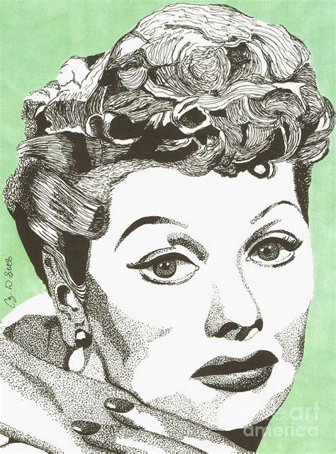 I Love Lucy Drawing By Cory Still