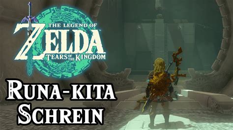 Runa Kita Schrein Guide In Zelda Tears Of The Kingdom Youtube