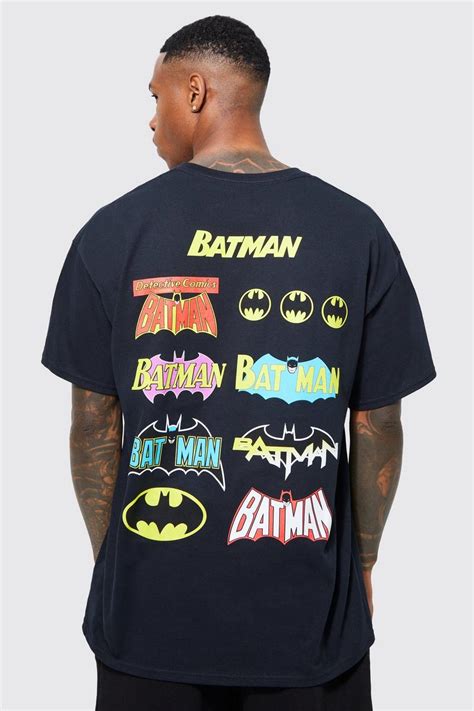 Mens Oversized Batman License T Shirt Boohoo Uk