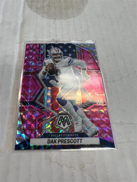 Dak Prescott Panini Mosaic National Pride Pink Camo Prizm