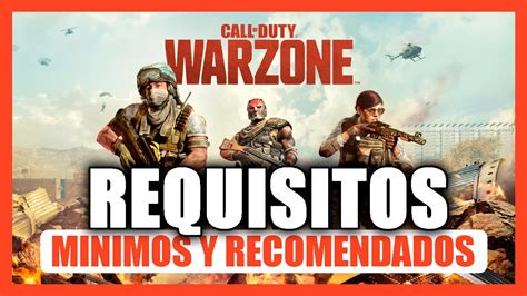 Call Of Duty Warzone Requisitos M Nimos Y Recomendados Descargandolo 80580 Hot Sex Picture