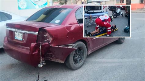 Conductor Le Cierra El Paso A Motociclista Y Lo Manda Al Hospital En