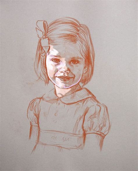 Pastel Portrait Process Of A Very Charismatic Girl Pastel Portraits