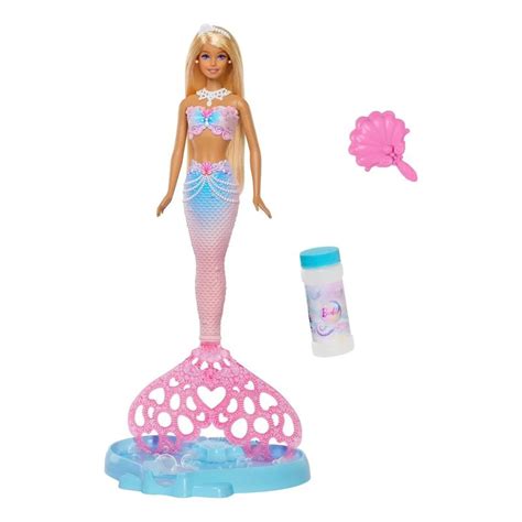 Brinquedo Da Barbie Sereia - BARBIE SEREIA BOLHAS MAGICAS - MATTEL - PBKIDS Brinquedos