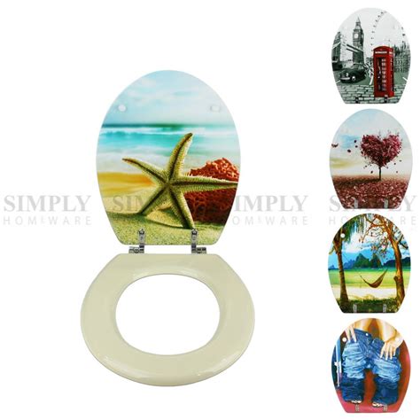 Buy Toilet Seat And Cover Lid Designer Hard Bathroom Covers Wc Bath Seat Lids Mydeal