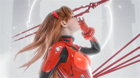 2560x1440 Asuka Langley Soryu Shirogane Sama Cosplay 4k 1440p Resolution Hd 4k Wallpapers