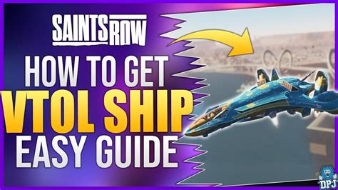 Saints Row How To Get VTOL SHIP Best Vehicle In The Game YouTube