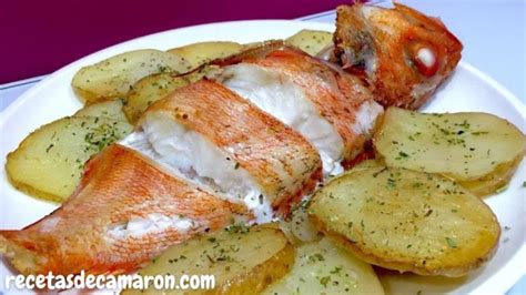 Receta De Pescado Gallineta Al Horno Con Patatas