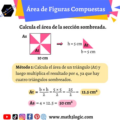 Reas De Figuras Compuestas C Lculos Simples Con Figuras B Sicas