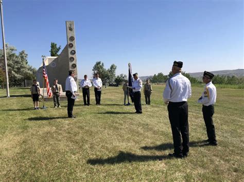 American Legion held Unserviceable Flag Ceremony in Lander Saturday ...