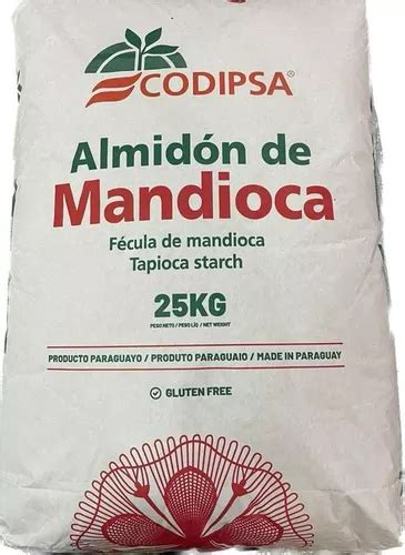 Fécula De Mandioca Almidon X 25kg Sin Tacc Codipsa Importado