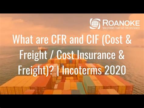 What Is CFR Incoterms Explained Everything You Need To 56 OFF