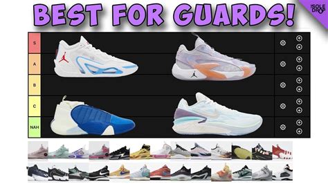 Rating The BEST Hoop Shoes For GUARDS TIER LIST 2023 YouTube