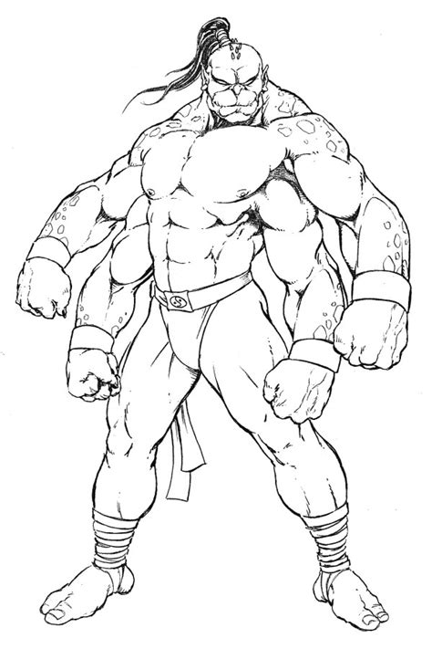 Desenho De Goro De Mortal Kombat Para Colorir Tudodesenhos The Best