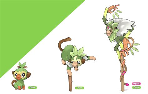 Grookey Evo Line by namo19 on DeviantArt