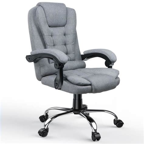 Fauteuil de bureau ergonomique en lin Siège Ergonomique à fauteuil