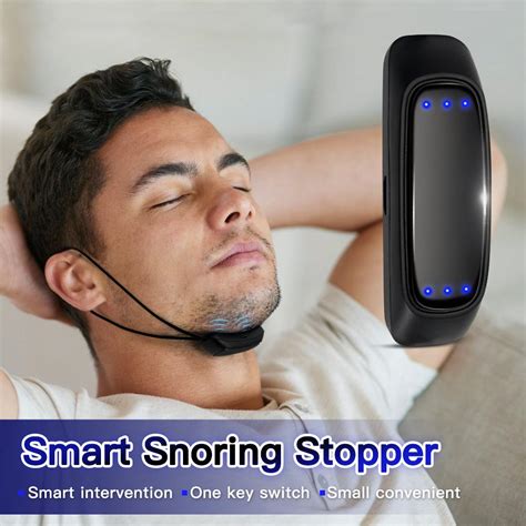 Buy 2023 Smart Anti Snoring Device EMS Pulse Stop Snore Portable