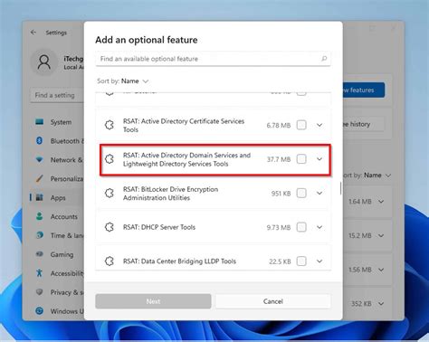 How To Enable RSAT For Active Directory In Windows 11