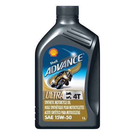 SHELL ADVANCE 4T ULTRA 15W 50 SYNTHETIC MOTORCYCLE OIL 1 Liter