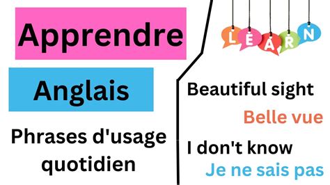 Apprendre Langlais Etape Par Etape Phrases Simples Pour Apprendre